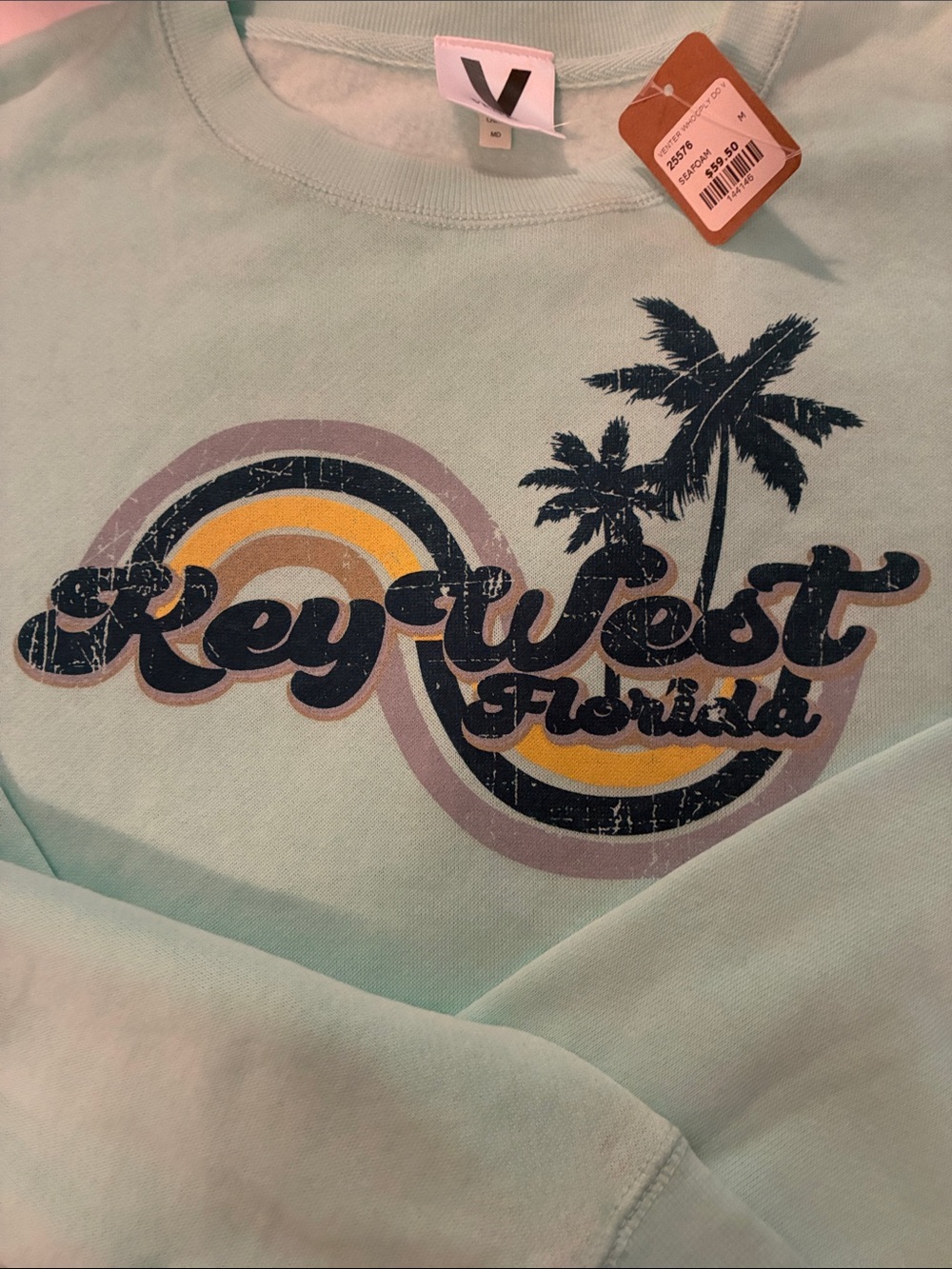 Women’s Mint Key West Florida Graphic Sweatshirt